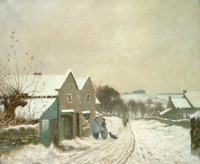 Winter in Turkdean von William Augustus Rixon